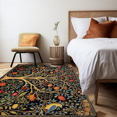 Inspired by William Morris Area Rug Kitchen Mat Non-Slip Oil Proof Floor Mat Livingroom Rug Indoor Outdoor Mat Bedroom Decor Bathroom Mat Entrance Rug Door Mat Bird Tree of Life