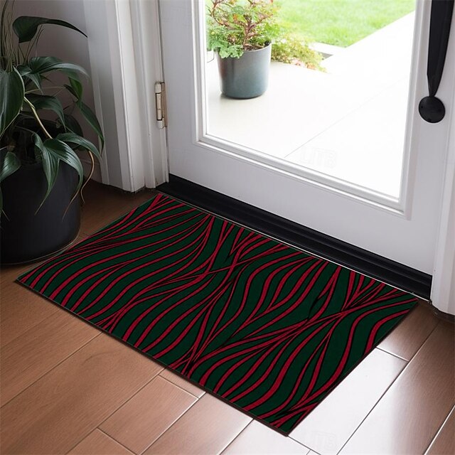 Abstract Line Doormat Floor Mats Washable Rugs Kitchen Mat Non-Slip Oil Proof Rug Indoor Outdoor Mat Bedroom Decor Bathroom Mat Entrance Rug