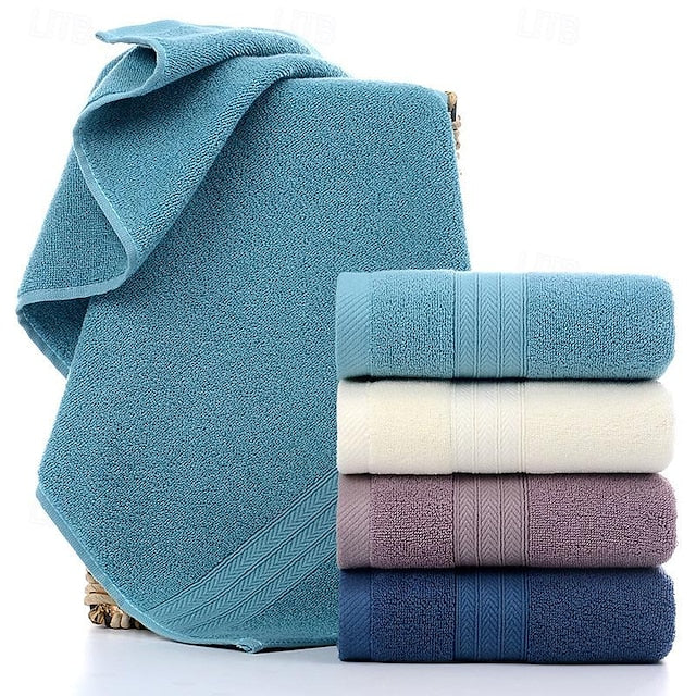 100% Cotton Soft And Absorbent Solid Color Hand Towel Or Face Towel For Home Bathroom