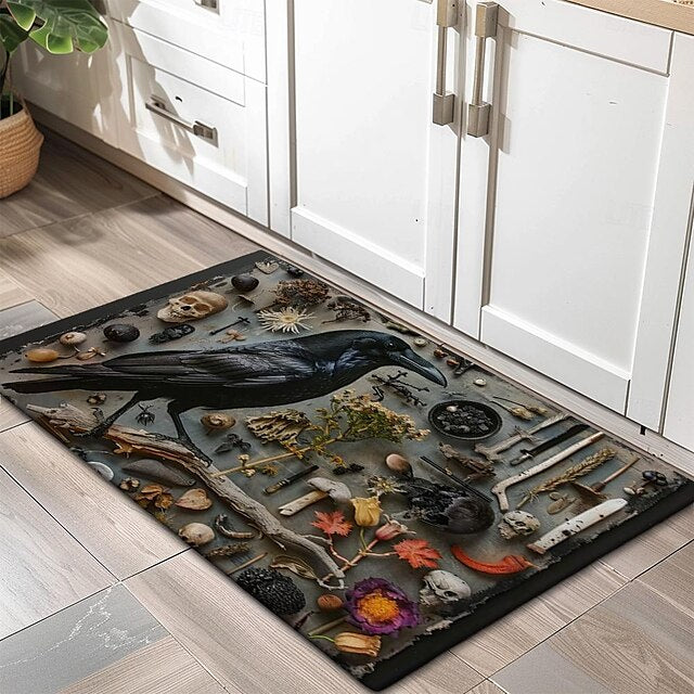 Fish Meat Doormat Kitchen Mat Floor Mat Non-Slip Area Rug Oil Proof Rug Indoor Outdoor Mat Bedroom Decor Bathroom Mat Entrance Rug