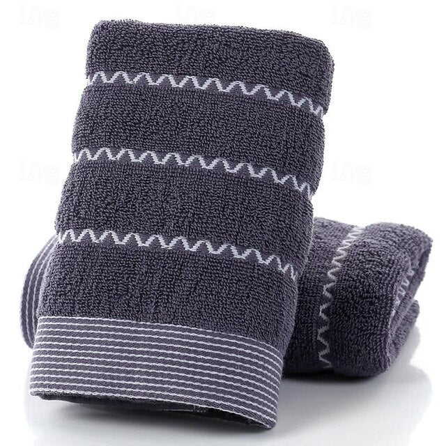 100% Cotton Stripe Soft Towel Set Beauty Face Towel for Adults Kids Bath Shower Hand Towel Home Hotel Serviette