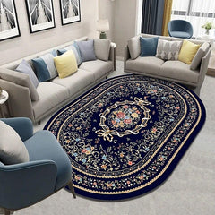 Simple European Retro Style Living Room Coffee Table Carpet Homestay Bedroom Large Area Covered with Kitchen Carpet for Entry