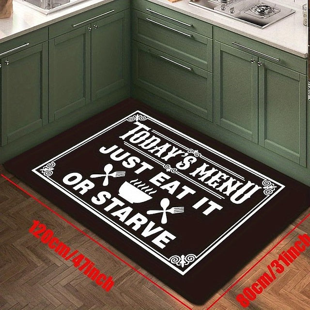 Modern Kitchen Rug Entrance Door Mat Decoration Living Room Rug Home Bedroom Bedside Corridor Floor Bathroom Non-Slip Floor Mat