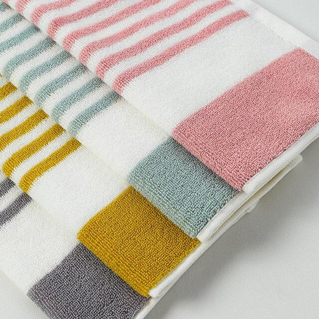 Absorbent Hand Towel 35x35cm Yarn-Dyed Soft Cotton Face Towel Children's Napkin Super Quick-dry