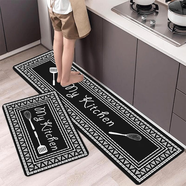 Kitchen Mat Non-Slip Rug Indoor Outdoor Mat Bedroom Decor Bathroom Mat Entrance Rug Door Mat