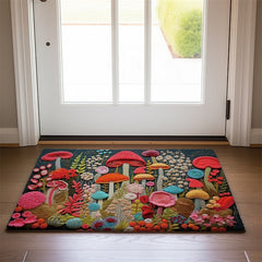 Fantasy Mushroom Doormat Floor Mats Washable Rugs Kitchen Mat Quilting Art Non-Slip Oil Proof Rug Indoor Outdoor Mat Bedroom Decor Bathroom Mat Entrance Rug