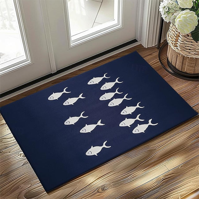 Sea Turtle Doormat Kitchen Mat Floor Mat Non-Slip Area Rug Oil Proof Rug Indoor Outdoor Mat Bedroom Decor Bathroom Mat Entrance Rug