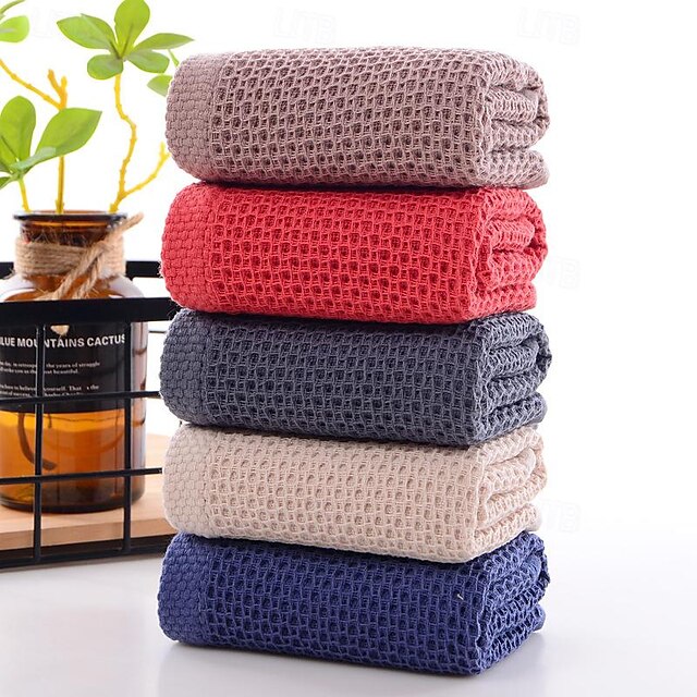 Cotton Jacquard Gauze Towel Cotton Honeycomb Square Small Towel Wholesale Wash Face Kids Baby Baby