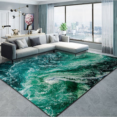 Rug Seawater Floor Mat Anti-Slip Door Mat Hallway Carpets Area Rugs Washable for Bedroom Living Room Kitchen Bathroom