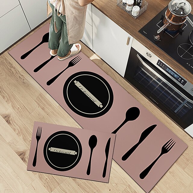 Seasoning Kitchen Mat Non-Slip Oil Proof Rug Indoor Outdoor Mat Bedroom Decor Bathroom Mat Entrance Rug Door Mat