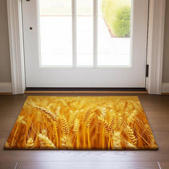 Ears of Wheat Doormat Non-Slip Oil Proof Rug Indoor Outdoor Mat Bedroom Decor Bathroom Mat Entrance Rug Door Mat