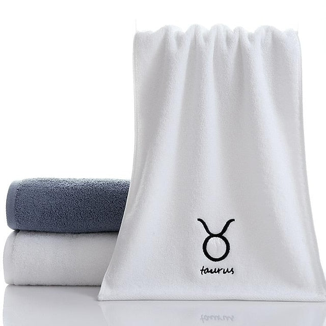 Constellation Towel 100% Cotton Towel Creative  Couple Gift Thickened Sports Face Towel Pure Cotton Towel