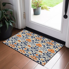 Totem Floral Doormat Floor Mats Washable Rugs Kitchen Mat Non-Slip Oil Proof Rug Indoor Outdoor Mat Bedroom Decor Bathroom Mat Entrance Rug