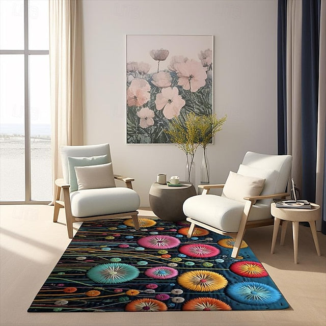 Deadlion Quilting Area Rug Kitchen Mat Non-Slip Oil Proof Floor Mat Livingroom Rug Indoor Outdoor Mat Bedroom Decor Bathroom Mat Entrance Rug Door Mat