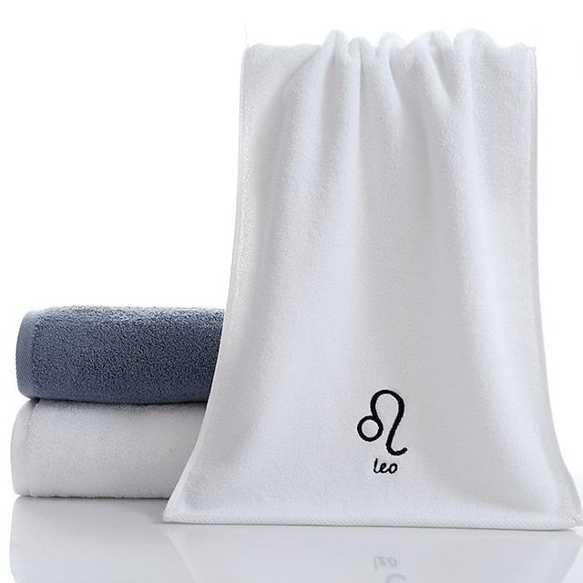 Constellation Towel 100% Cotton Towel Creative  Couple Gift Thickened Sports Face Towel Pure Cotton Towel