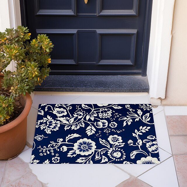 Big Floral Doormat Floor Mats Washable Rugs Kitchen Mat Non-Slip Oil Proof Rug Indoor Outdoor Mat Bedroom Decor Bathroom Mat Entrance Rug