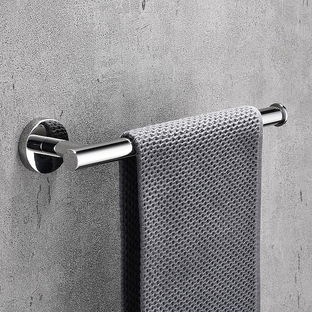 Towel Bar / Bathroom Shelf New Design / Adorable / Creative Contemporary / Modern Low-carbon Steel / Stainless Steel / Iron / Metal 1pc - Bathroom towel ring Wall Mounted