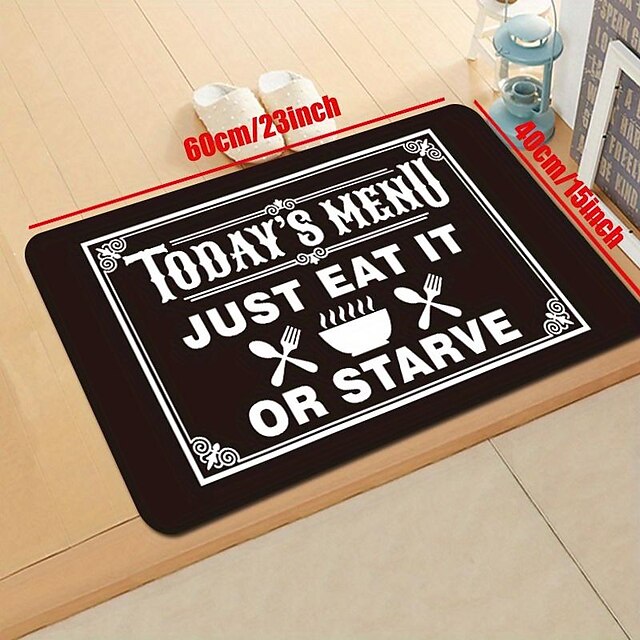 Modern Kitchen Rug Entrance Door Mat Decoration Living Room Rug Home Bedroom Bedside Corridor Floor Bathroom Non-Slip Floor Mat