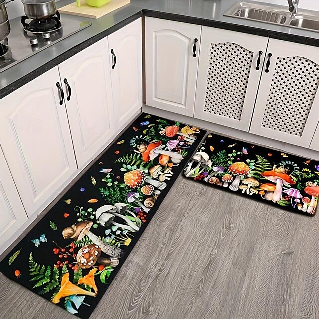 Autumn Pumpkin Truck Area Rug Kitchen Mat Non-Slip Oil Proof Floor Mat Livingroom Rug Indoor Outdoor Mat Bedroom Decor Bathroom Mat Entrance Rug Door Mat