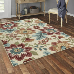 Retro floral imitation cashmere carpet home living room full carpet skin-friendly bay window carpet sofa coffee table carpet