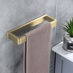 Bathroom Towel Rack Hand Towel Rail Black Towel Bar SUS304 Stainless Steel 26cm Wall Mounted Towel Rack(Black/Golden/Brushed Nickel)