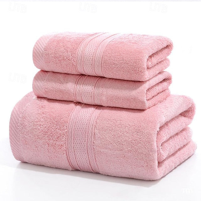 100% Bamboo Fiber Soft And Absorbent Solid Color Hand Towel Or Face Towel For Home Bathroom