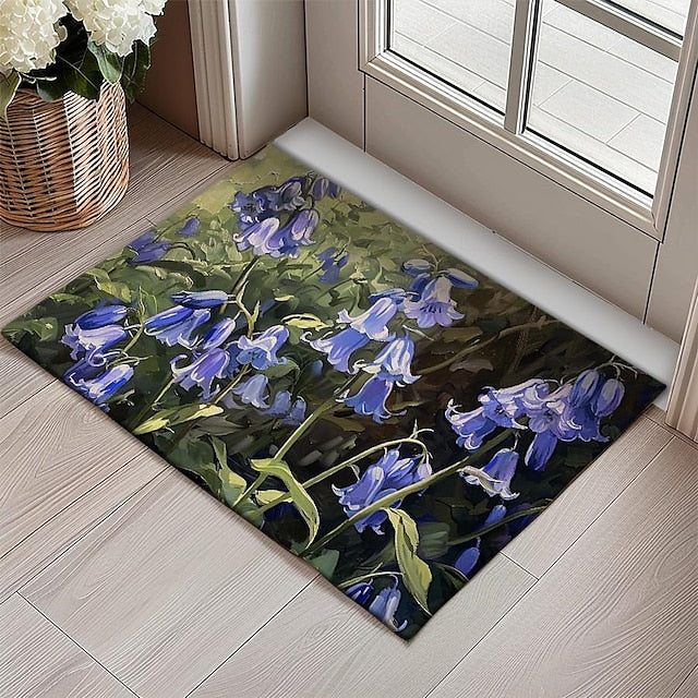 Countryside Tuilps Doormat Floor Mats Washable Rugs Kitchen Mat Non-Slip Oil Proof Rug Indoor Outdoor Mat Bedroom Decor Bathroom Mat Entrance Rug