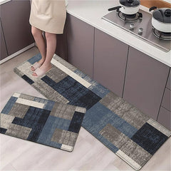 Geometric Area Rug Kitchen Mat Non-Slip Oil Proof Floor Mat Livingroom Rug Indoor Outdoor Mat Bedroom Decor Bathroom Mat Entrance Rug Door Mat Yellow Black