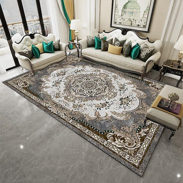 Bohemian Persian Floor Mat Area Rug Non Slip Living Room Sofa Blanket Coffee Table Mat