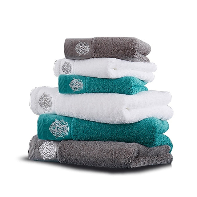 Three Piece Cotton Towel Set, Company Gift, Bath Towel, Hotel Use