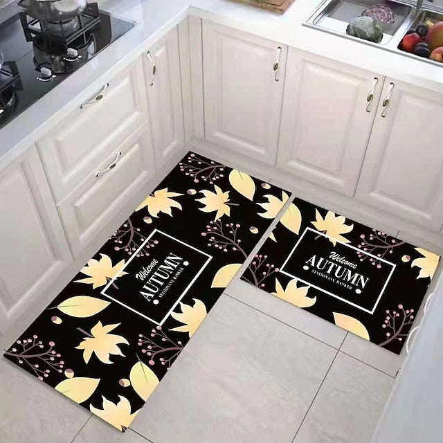 New Kitchen Diatom Mud Carpet Household Rectangular Door Pad Foot Pad Water-Absorbing Oil-Absorbing Non-Slip Kitchen Floor Mat