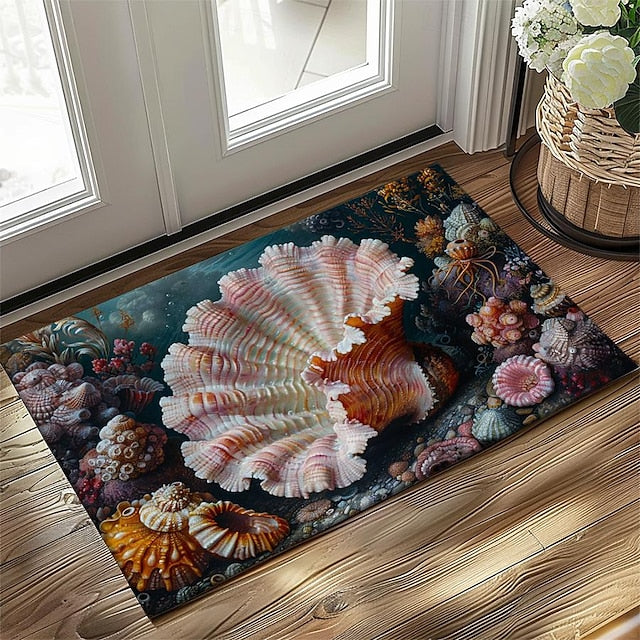 Octopus Doormat Kitchen Mat Floor Mat Non-Slip Area Rug Oil Proof Rug Indoor Outdoor Mat Bedroom Decor Bathroom Mat Entrance Rug