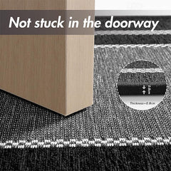 Door Mat Absorbent Inside Door Mat Front Doormats Low Profile Non Slip Entrance Mats for Entryway Kitchen Laundry Room Indoor Outdoor