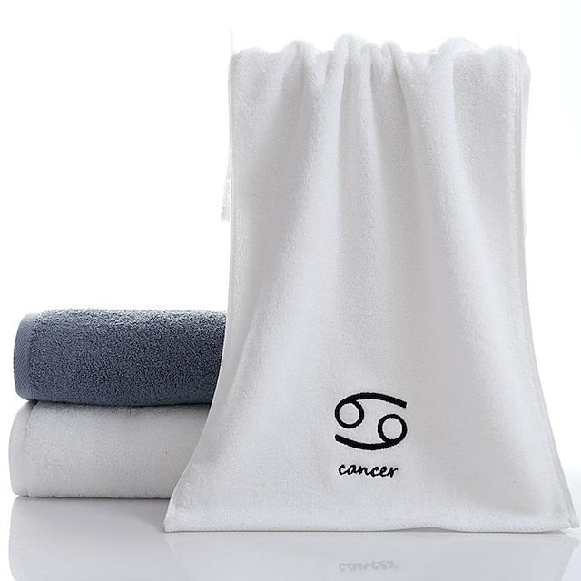 Constellation Towel 100% Cotton Towel Creative  Couple Gift Thickened Sports Face Towel Pure Cotton Towel