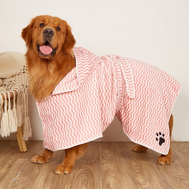 Dog Cat Bath Towel Dog Dry Robe Fashion Casual Winter Breathable Soft Washable Comfortable Outdoor Casual Daily Pool Dog Clothing for Corgi Dachshund Pomeranian Baby Pet Papillon