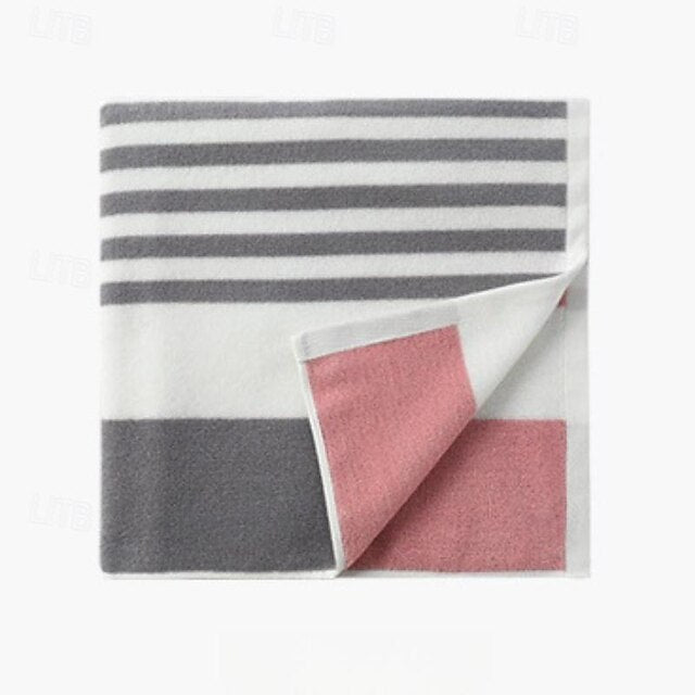 Absorbent Hand Towel 35x35cm Yarn-Dyed Soft Cotton Face Towel Children's Napkin Super Quick-dry