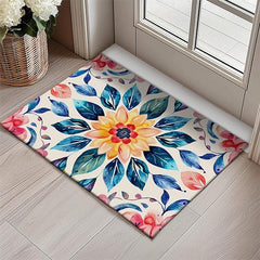 3D Flower Doormat Kitchen Mat Floor Mat Non-Slip Area Rug Oil Proof Rug Indoor Outdoor Mat Bedroom Decor Bathroom Mat Entrance Entryway Rug