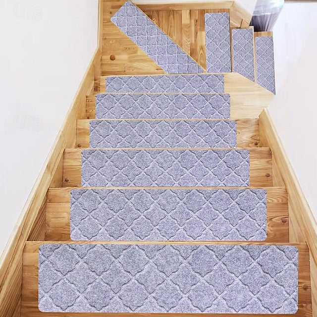 Leaf Carpet Stair Treads for Wooden Steps Stairs Carpet Tape Peel and Stick with Double Adhesive Tape