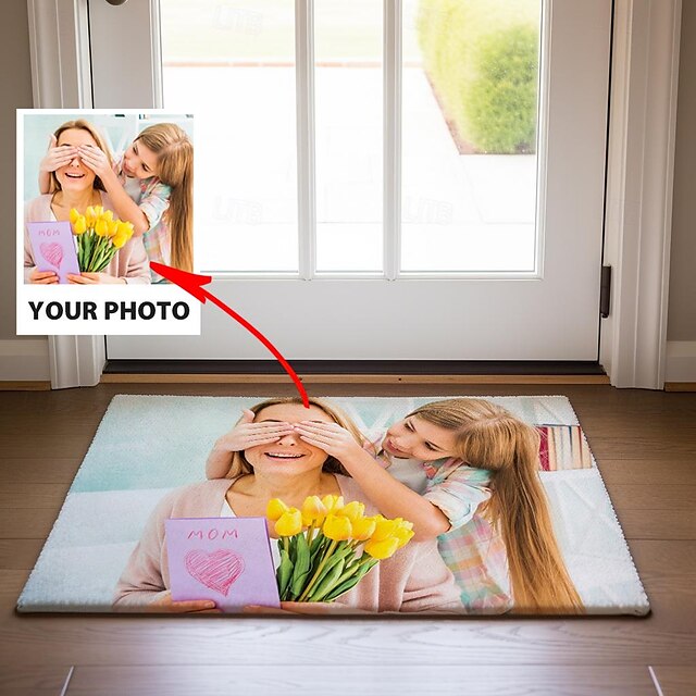 Custom Rug Doormat Floor Mats Washable Rugs Kitchen Mat Non-Slip Oil Proof Rug Indoor Outdoor Mat Bathroom Mat Entrance Rug Add Your Design Personalized Halloween Gift Custom Made