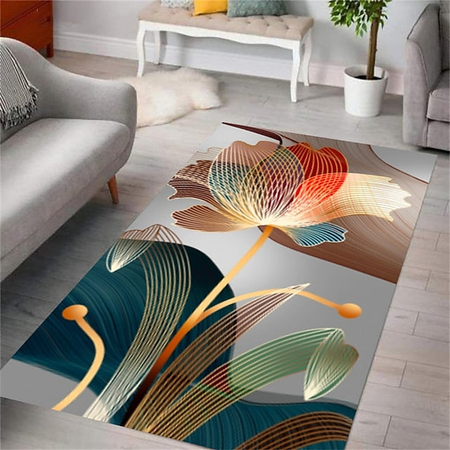 Art Painting Area Rug Kitchen Mat Non-Slip Oil Proof Floor Mat Livingroom Rug Indoor Outdoor Mat Bedroom Decor Bathroom Mat Entrance Rug Door Mat