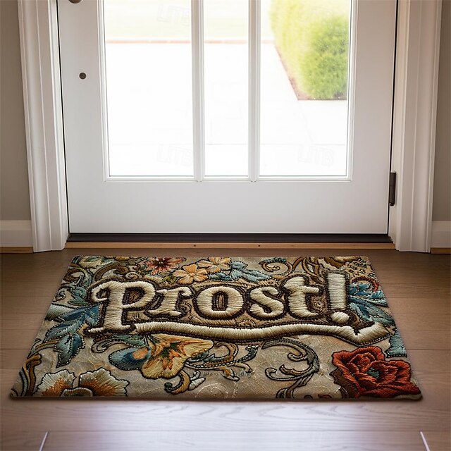 Quilt Beer Doormat Kitchen Mat Floor Mat Non-Slip Area Rug Oil Proof Rug Indoor Outdoor Mat Bedroom Decor Bathroom Mat Entrance Rug