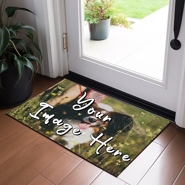 Custom Rug Doormat Floor Mats Washable Rugs Kitchen Mat Non-Slip Oil Proof Rug Indoor Outdoor Mat Bathroom Mat Entrance Rug Add Your Design Personalized Halloween Gift Custom Made