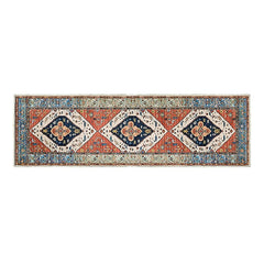 Bohemian Rug Runner Carpet Entrance Mat for Household Use Short Plush Tpr Anti Slip Water Washed Bottom Long Strip Carpet Mat