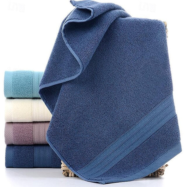 100% Cotton Soft And Absorbent Solid Color Hand Towel Or Face Towel For Home Bathroom