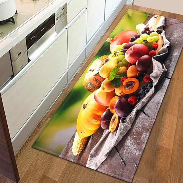 Vegetables Area Rug Kitchen Mat Non-Slip Oil Proof Floor Mat Livingroom Rug Indoor Outdoor Mat Bedroom Decor Bathroom Mat Entrance Rug Door Mat