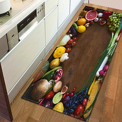 Vegetables Area Rug Kitchen Mat Non-Slip Oil Proof Floor Mat Livingroom Rug Indoor Outdoor Mat Bedroom Decor Bathroom Mat Entrance Rug Door Mat