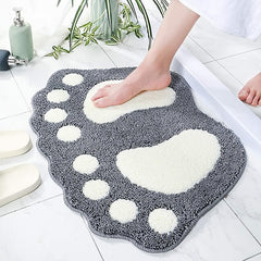 Bath Mat Non-slip Bathroom Rugs Mats Water Absorbent Non-Slip Mat Used in Bathroom, Shower, Room, Etc.Soft Flocking Bath Mat Machine Washable Bath Mat Bathroom Mat