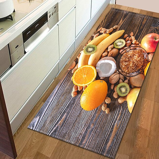 Vegetables Area Rug Kitchen Mat Non-Slip Oil Proof Floor Mat Livingroom Rug Indoor Outdoor Mat Bedroom Decor Bathroom Mat Entrance Rug Door Mat