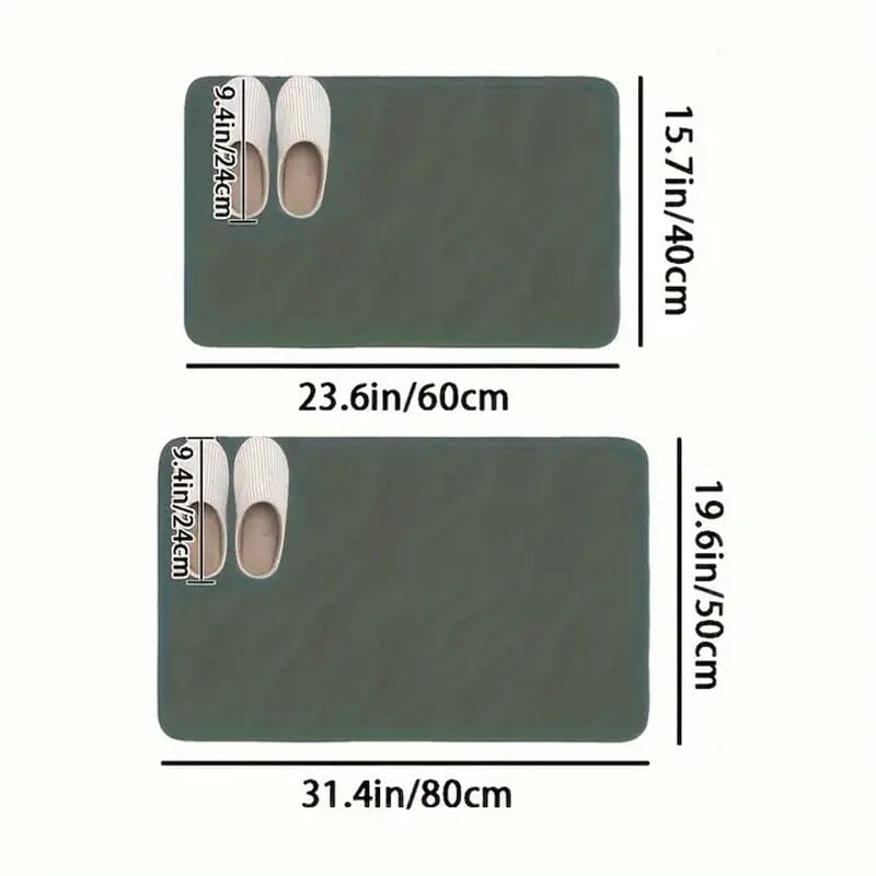 Non-Slip Diatomaceous Earth Bath Mat