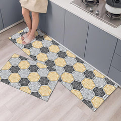 Modern Geometric Kitchen Mats Long Strips Carpets Bedside Rugs Bathroom Door Mats